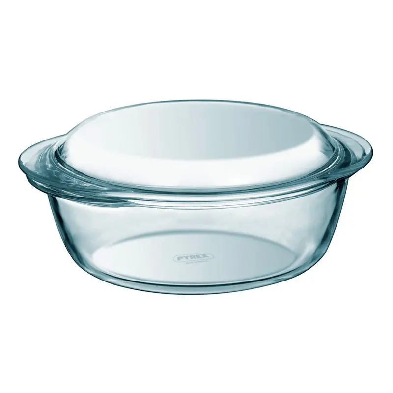 Pyrex Round Casserole Dish – 1.4 Litre, Oven-Safe Glass Cookware 1
