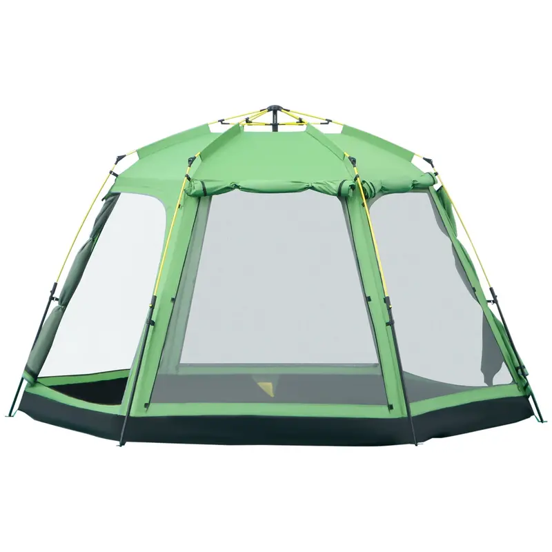 Quick-Setup 6-Person Pop-Up Camping Tent – Instant Deployment For Family Outings 1