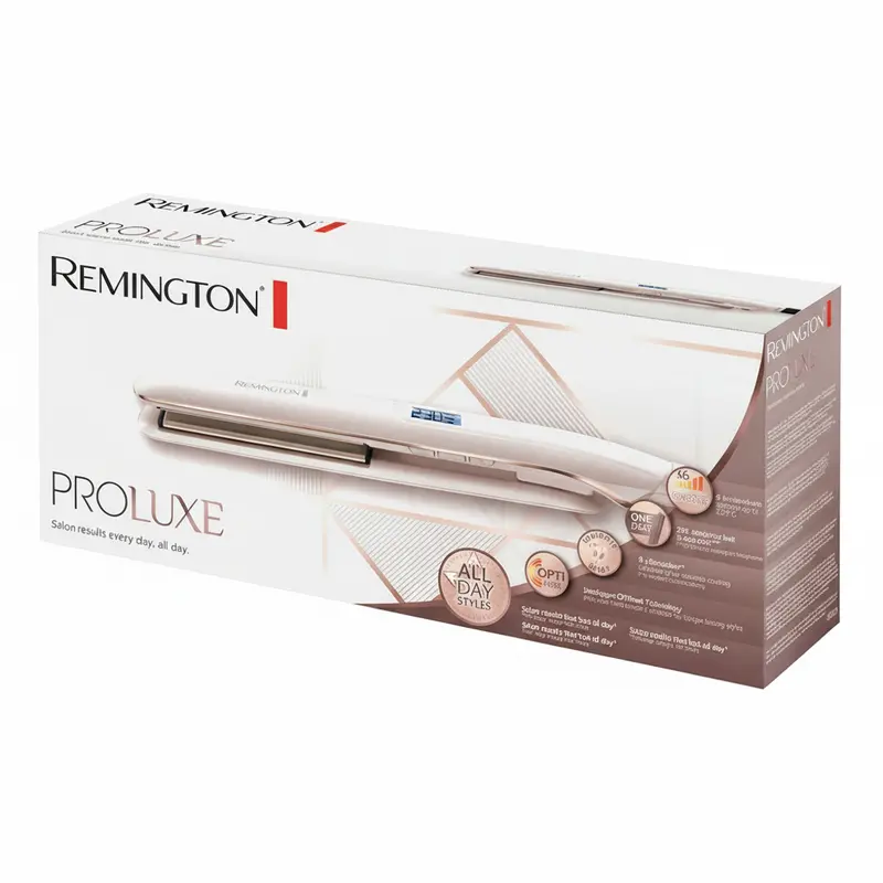 Remington S9100 Proluxe Straightener | Advanced Heat Control & Salon-Grade Styling Power 1
