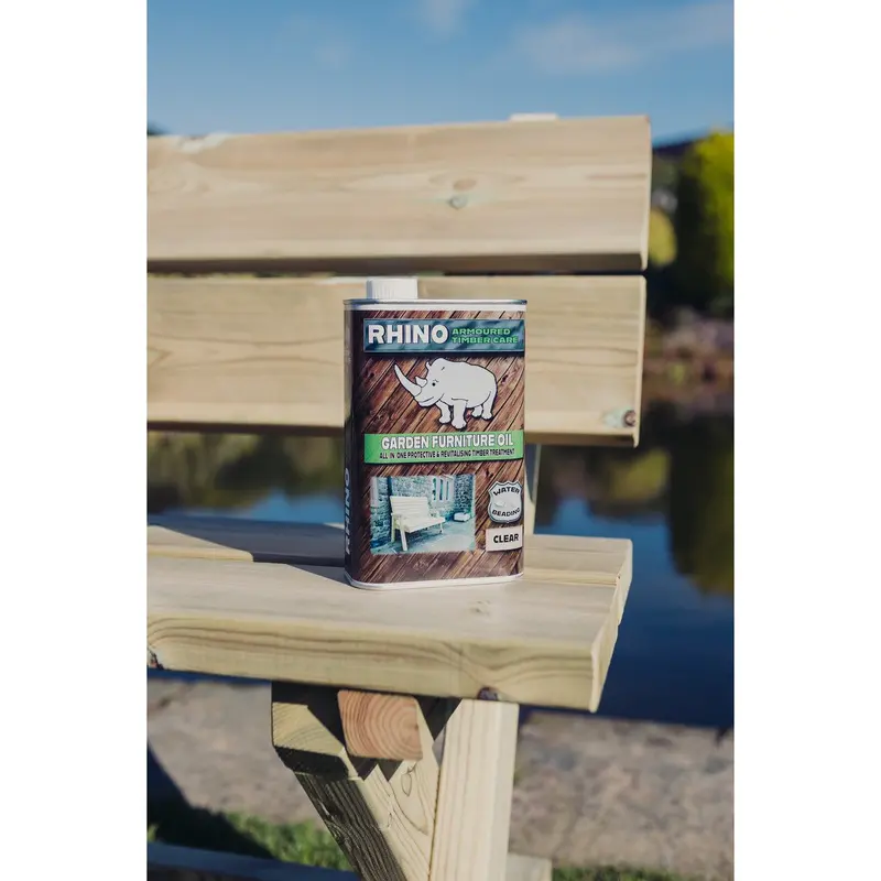 Rhino Armoured Timber Care – 1L Premium Garden Furniture Oil & Preservative (Rinc2) 1