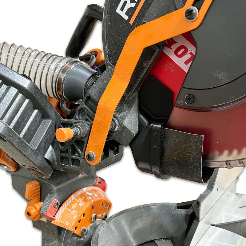 Ridgid Dual-Bevel Sliding Miter Saw Dust Chute 1