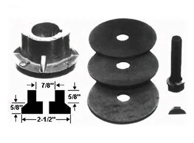 Rotary 1156 7/8" Blade Adaptor Assembly – Full Mounting Kit 1