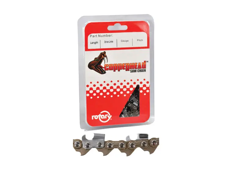 Rotary 7434092 0.058" 3/8" Pitch 92-Link Full-Chisel Saw Chain Without Bumper Link 1