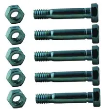 Rotary 8628 Mtd Snowblower Shear Pin And Nut Kit (710-0891) – 5-Pack 1