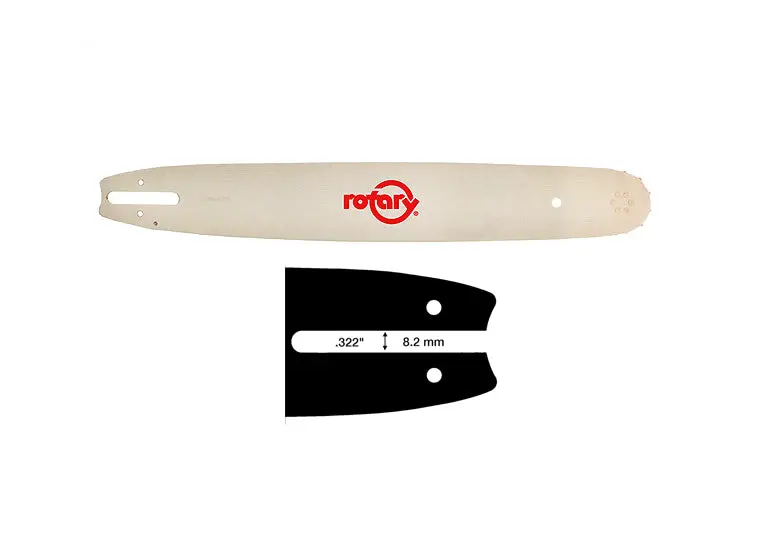 Rotary 9211116 Consumer Chainsaw Bar – 16", 3/8" Low Profile, .043" Gauge 1