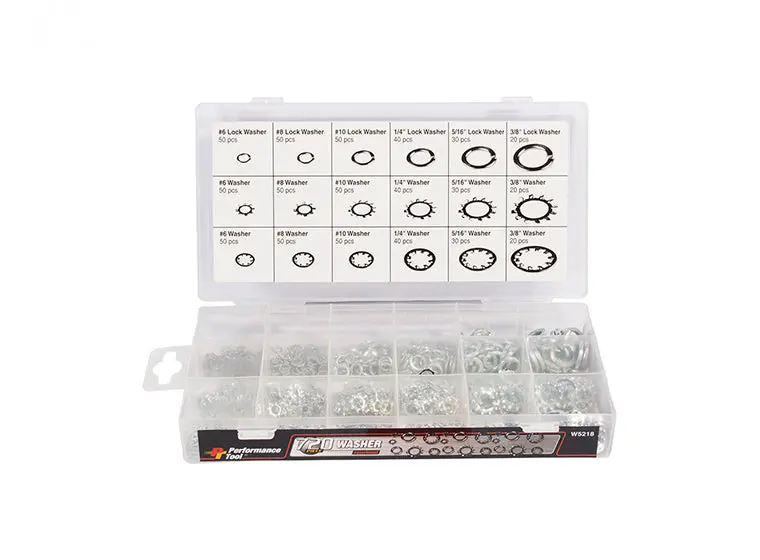 Rotary Lock Washer Variety Pack – Stainless & Carbon Steel Mix 1