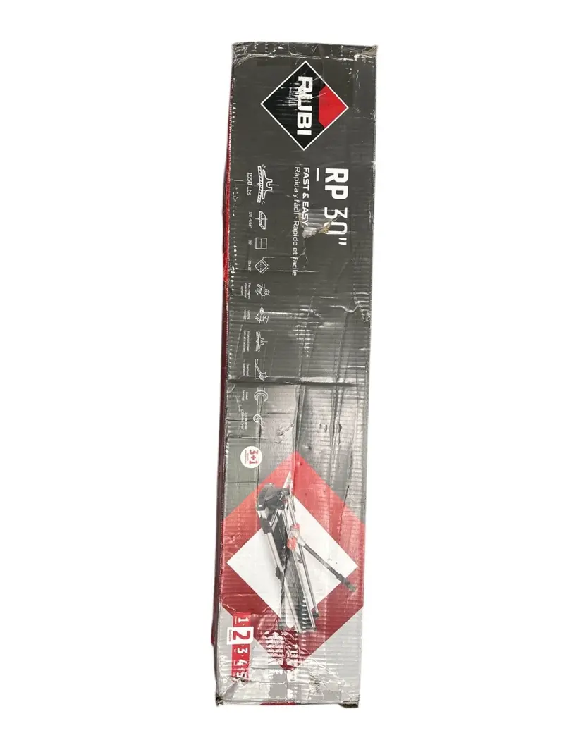 Rubi Rp 30" Speed Plus Aluminum Tile Cutter – Heavy-Duty Manual Cutter 1