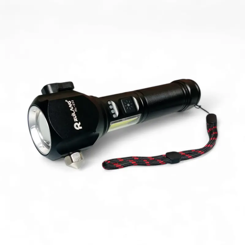 Ruilang Rl-233 Telescoping Led Flashlight – High-Lumen Rechargeable Tactical Torch 1