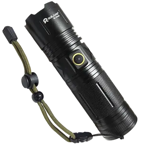 Ruilang Rl-W409 Telescopic Rechargeable Flashlight – High-Lumen P90 Super Bright Led Torch 1
