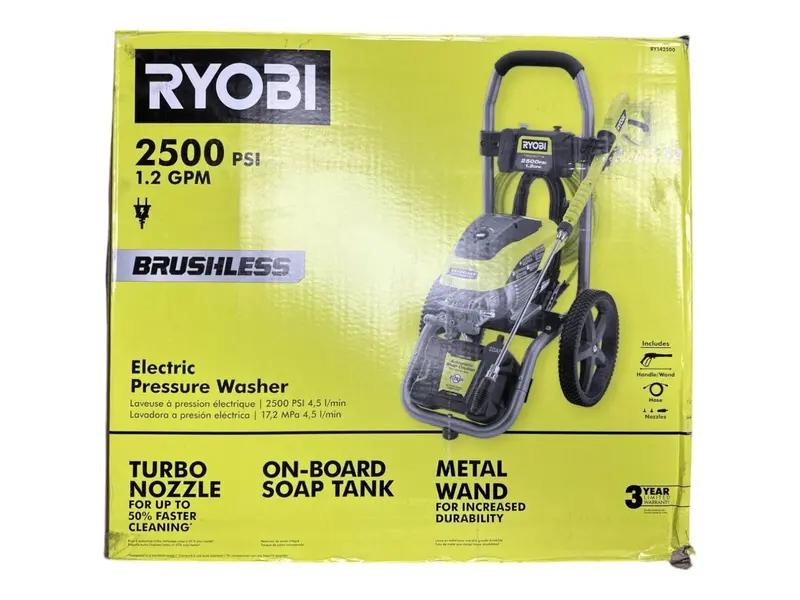 Ryobi Ry142500 2500 Psi Cold Water Pressure Washer – For Parts Only 1