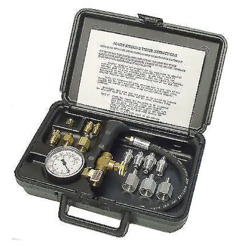 S & G Tool Aid 34650 Power Steering Pressure Tester With Molded Plastic Carrying Case 1