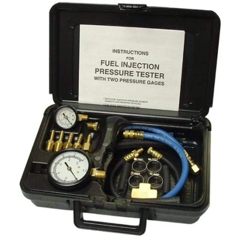S & G Tool Aid 53980 Dual-Gauge Fuel Injection Pressure Test Kit With Quick Coupler 1