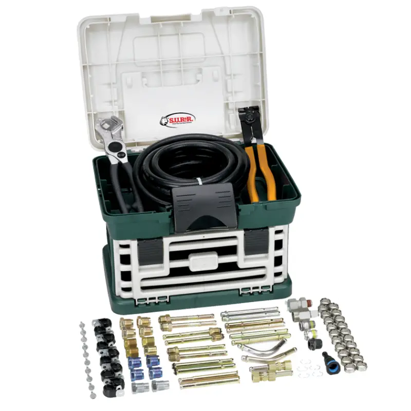 S.U.R & R Tr555 Premium Transmission Oil Cooler Line Repair Kit 1