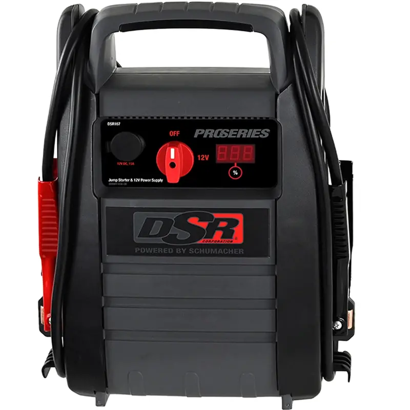 Schumacher Dsr167 2250A Peak Portable Jump Starter With Built-In 300W Power Inverter 1
