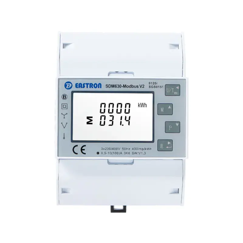 Sdm630-Modbus V2 Three-Phase Mid Energy Meter – 100A Rs485 With Integrated Ct (Up To 20Kw) 1