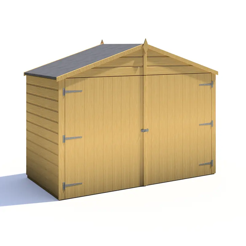 Securstore 3' 3" X 6' 11" Budget Apex Shed – Dip-Treated Shiplap Panels 1