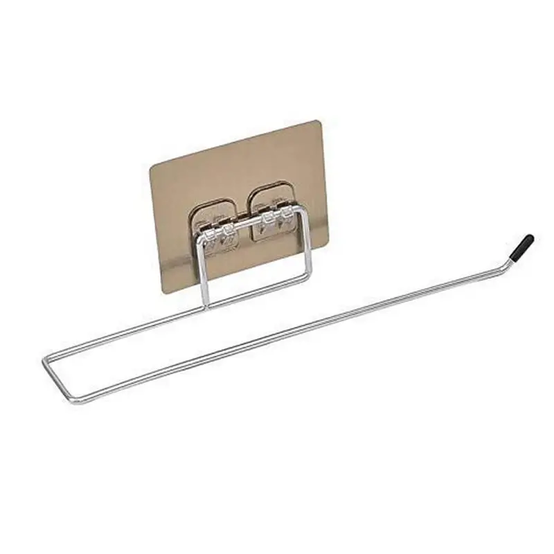 Self-Adhesive Napkin Holder – Stainless Steel Wall-Mounted Tissue Dispenser With Magic Grip Pad 1