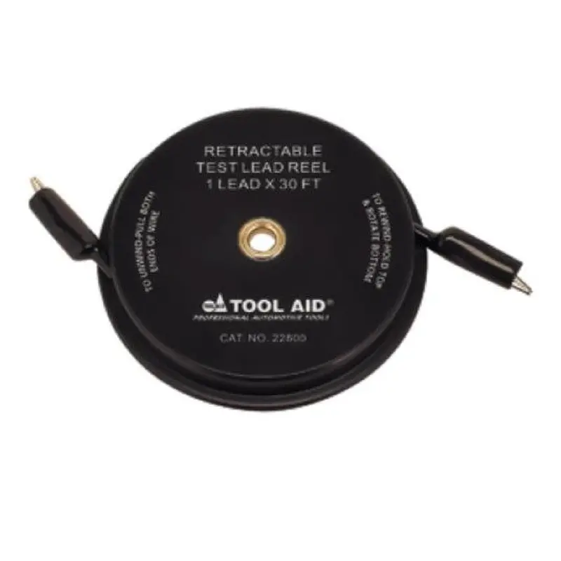 S&G Tool Aid 22800 Retractable Test Lead Reel – 30-Foot Single Lead 1