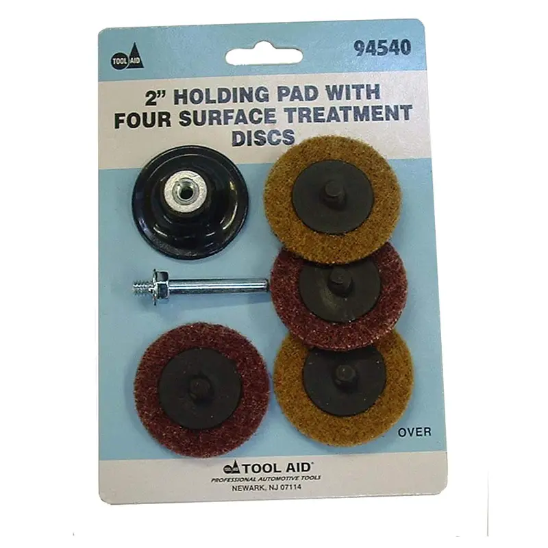 S&G Tool Aid 94540 2" Backing Pad With Four Surface Treatment Discs 1