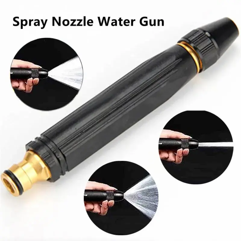 Shili Sl-T2948 Portable Metal Spray Nozzle – Direct-Flow Water Gun For Household & Motorcycle Use 1
