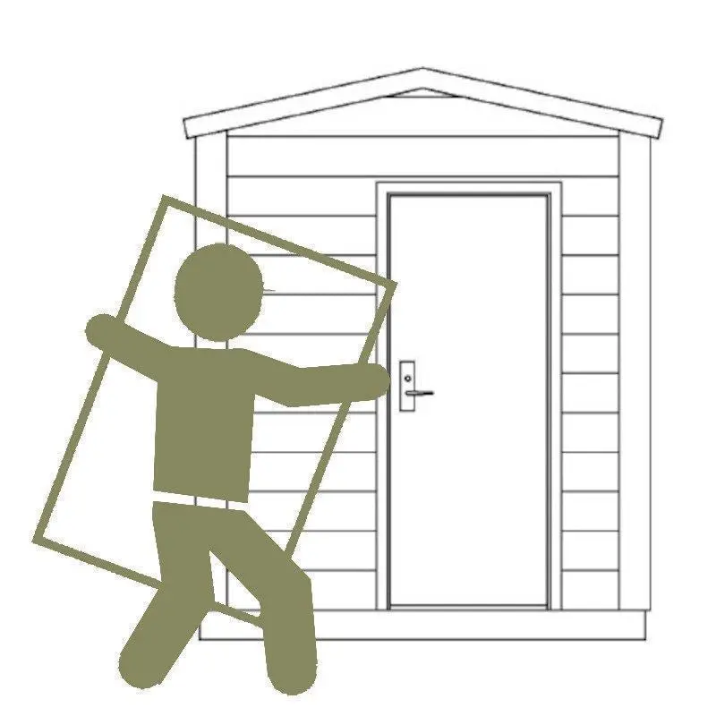 Shire Abri Shed 6'8" X 7'8" – Professional Installation Service 1