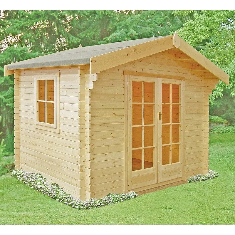 Shire Dalby 9'9" X 9'9" Premium Apex Log Cabin – 28Mm Tongue & Groove Cladding 1