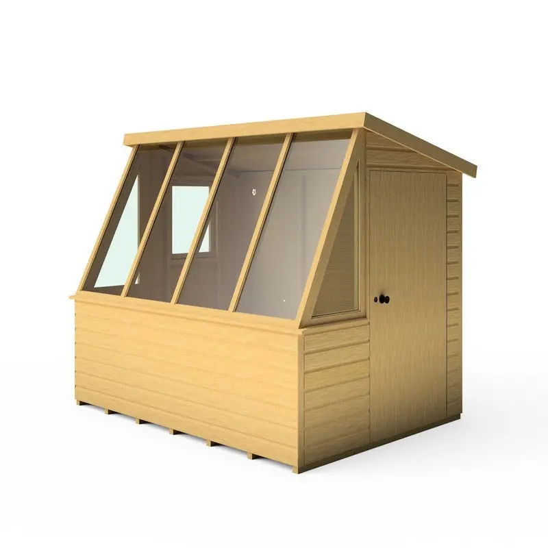 Shire Iceni 8'3" X 6'3" Apex Shed – Weather-Resistant Coated Shiplap 1