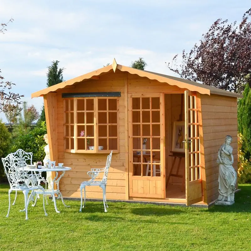 Shire Sandringham 10'8" X 7'8" Apex Summerhouse – 12Mm Premium Shiplap Cladding 1