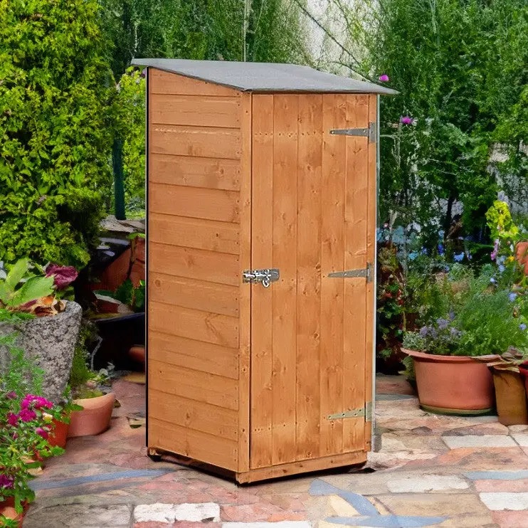 Shire Wentworth 2' X 1'11" Pent Roof Garden Store – Dip-Treated Shiplap 1