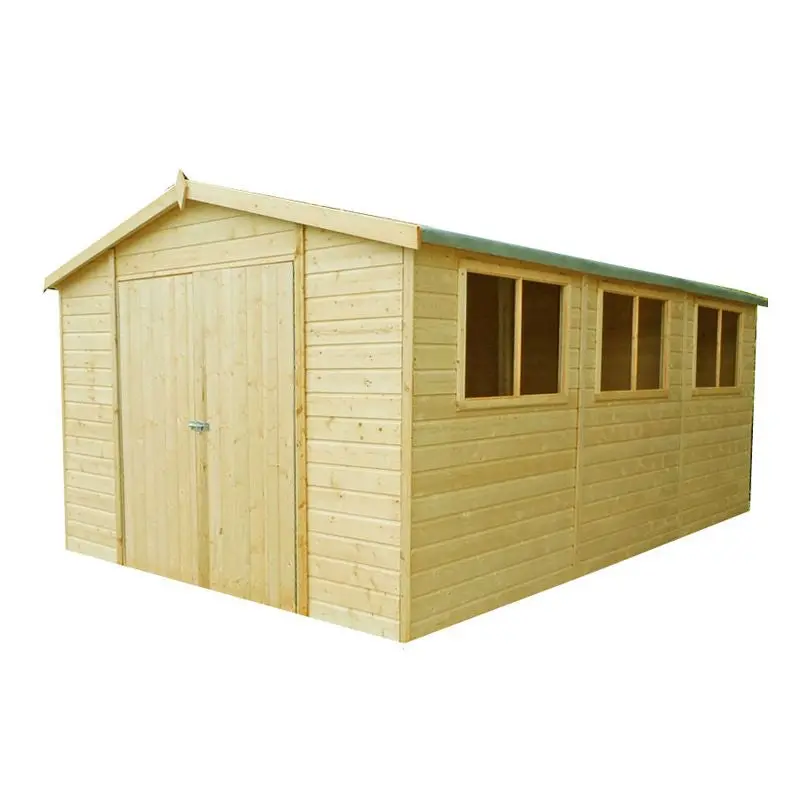 Shire Workspace Utility Shed – 10'4" X 15'4" Dip-Treated Shiplap Apex 1