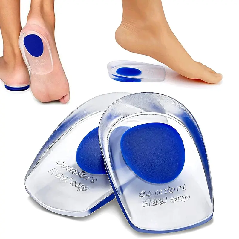 Silicone Gel Heel Cushion – Soft Support Pad For Swelling, Discomfort & Pressure Relief 1