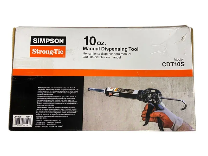 Simpson Strong-Tie Cdt10S Manual Dispensing Tool For 10 Oz Cartridges 1