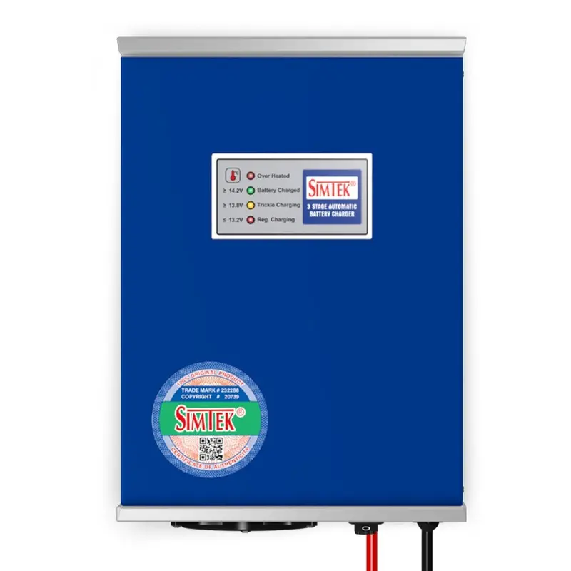 Simtek 12V 30A Smart 3-Stage Automatic Battery Charger – Precision Charging For Lead-Acid & Agm 1