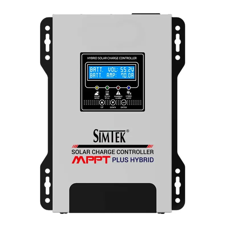 Simtek 70A Hybrid Mppt Plus Solar Controller – 48V System, High-Efficiency Charging & Monitoring 1