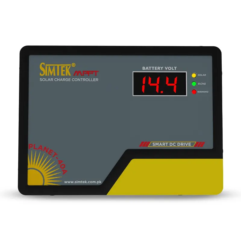 Simtek Planet 40A Mppt Solar Charge Controller – 12V System, 70V Max Pv Input 1