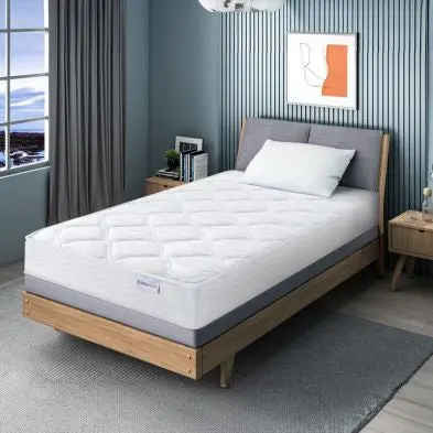 Sleepycastle Single Polyester Mattress – 3Ft X 6Ft, Pure White 1