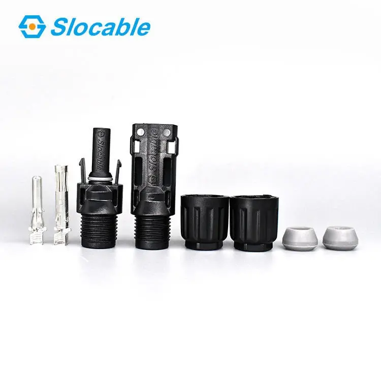 Slocable Ip68-Rated Mc4 Solar Connector – 1500V Dc Rated, Weatherproof 1