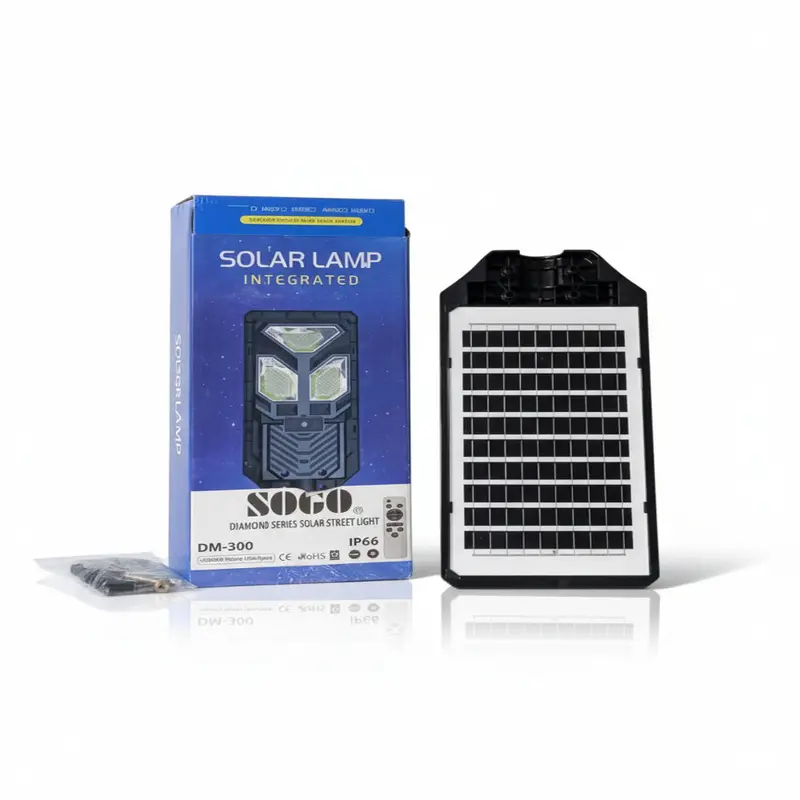 Sogo Dm-300 Solar Street Light – Energy-Saving Ip66 Outdoor Solar Led Fixture For Gardens, Pathways & Perimeter Lighting 1