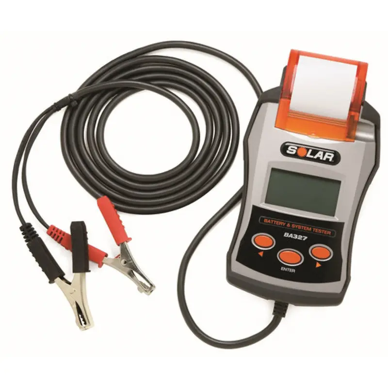 Solar Ba327 Digital Battery Diagnostic Tool With Integrated Thermal Printer 1