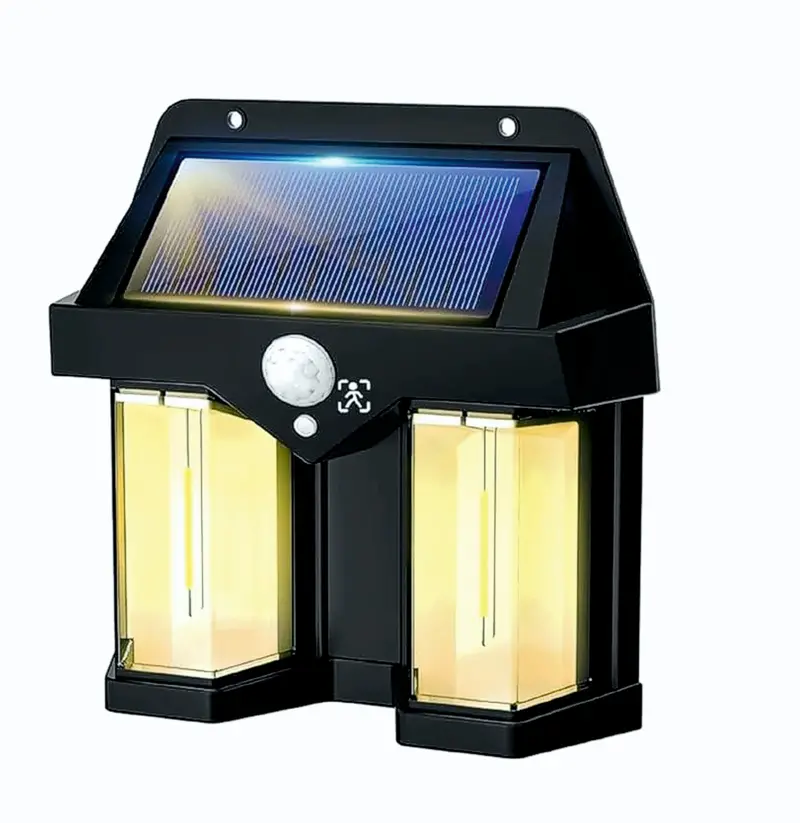 Solar-Powered Dual-Direction Outdoor Wall Light – Waterproof Led Garden Lamp – Uk-0196 1