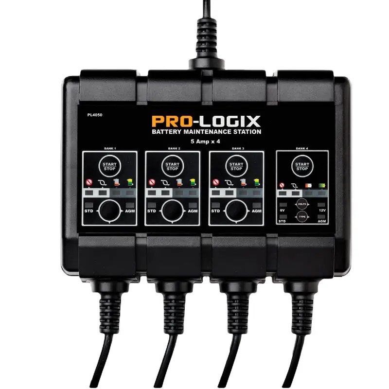 Solar Pro-Logix Pl4050 12V Battery Maintenance Station – 4 X 5A Independent Channels 1