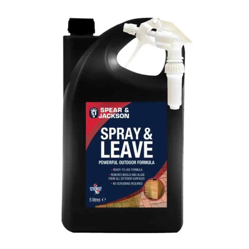 Spear & Jackson Spray-And-Leave Weedkiller – 5-Litre Ready-To-Use Garden Treatment 1