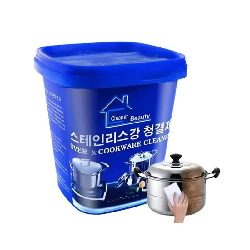 Stainless Steel Cookware Cleaner Paste – 400G Multi-Surface Polish For Ovens, Pots, Pans & Household Appliances 1