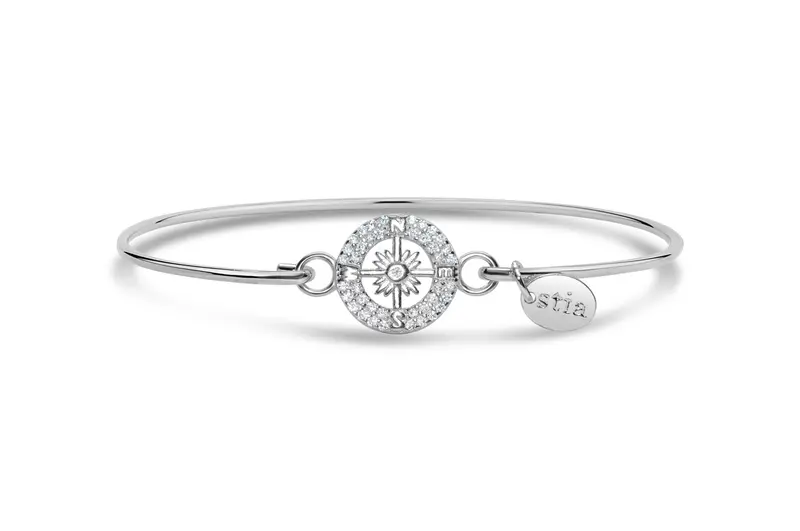 Stia By The Sea Compass Pavé Bracelet 1