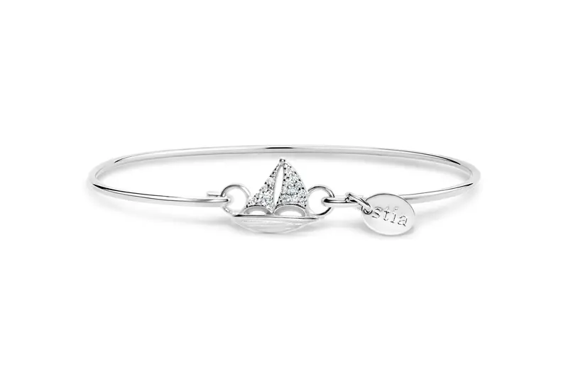 Stia By The Sea Sailboat Pavé Bracelet 1