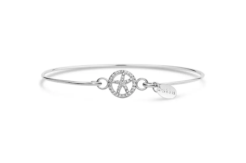 Stia By The Sea Starfish Circle Pavé Bracelet 1