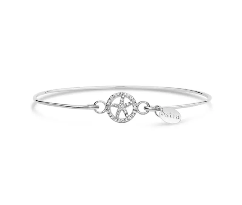 Stia By The Sea Starfish Circle Pavé Bracelet 1