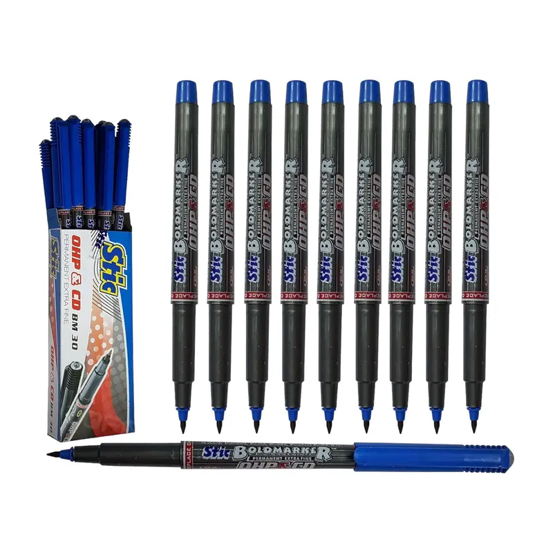 Stic Bm30 Permanent Markers – Smudge-Proof, Quick-Drying Ink For Long-Lasting Labels & Art 1