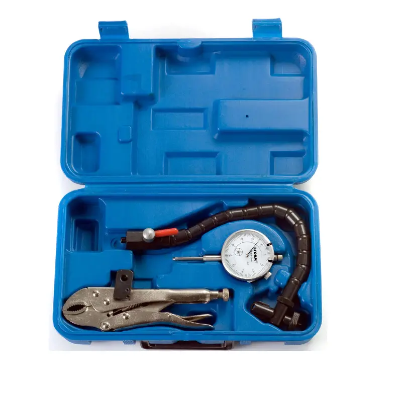 Storm Rotor Run-Out Gauge Kit – Adjustable Flex-Arm Measurement System With Locking Pliers (0–1") 1