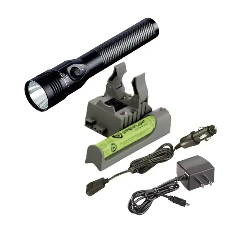 Streamlight 75502 Stinger Led Rechargeable Flashlight With Color-Coded Housing, Charger, And Spare Battery 1